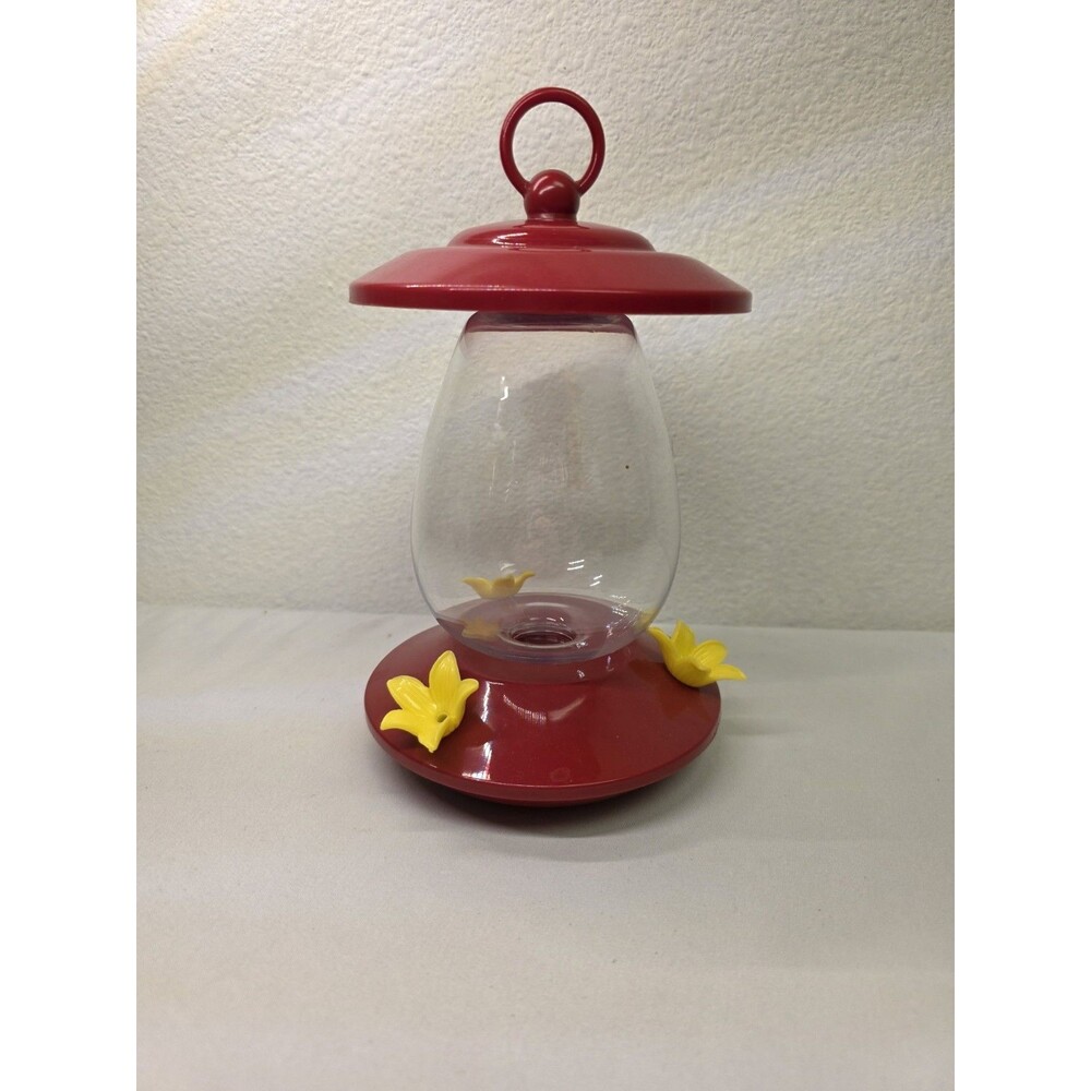 Hummingbird Feeder Plastic Outdoors Hanging Decor Garden Patio Balcony